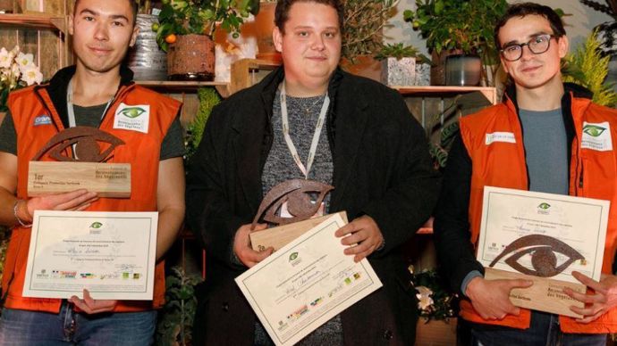 Podium 2019 en production horticole pour le niveau III. ©Val’Hor